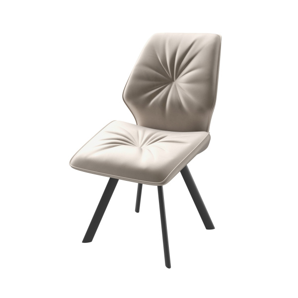 Стул FLO-R PEARL GREY LUX DIVA 7 BK